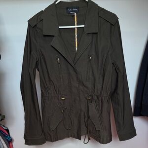 EDEN SOCIETY WOMEN'S STITCH FIX LAYSHA CARGO GREEN JACKET SIZE MEDIUM